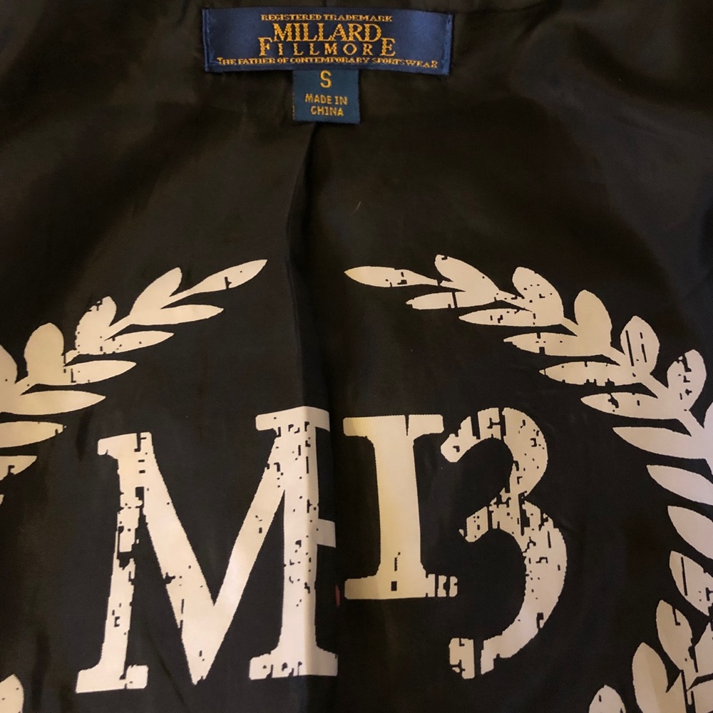 Millard Fillmore Black Crop Jacket